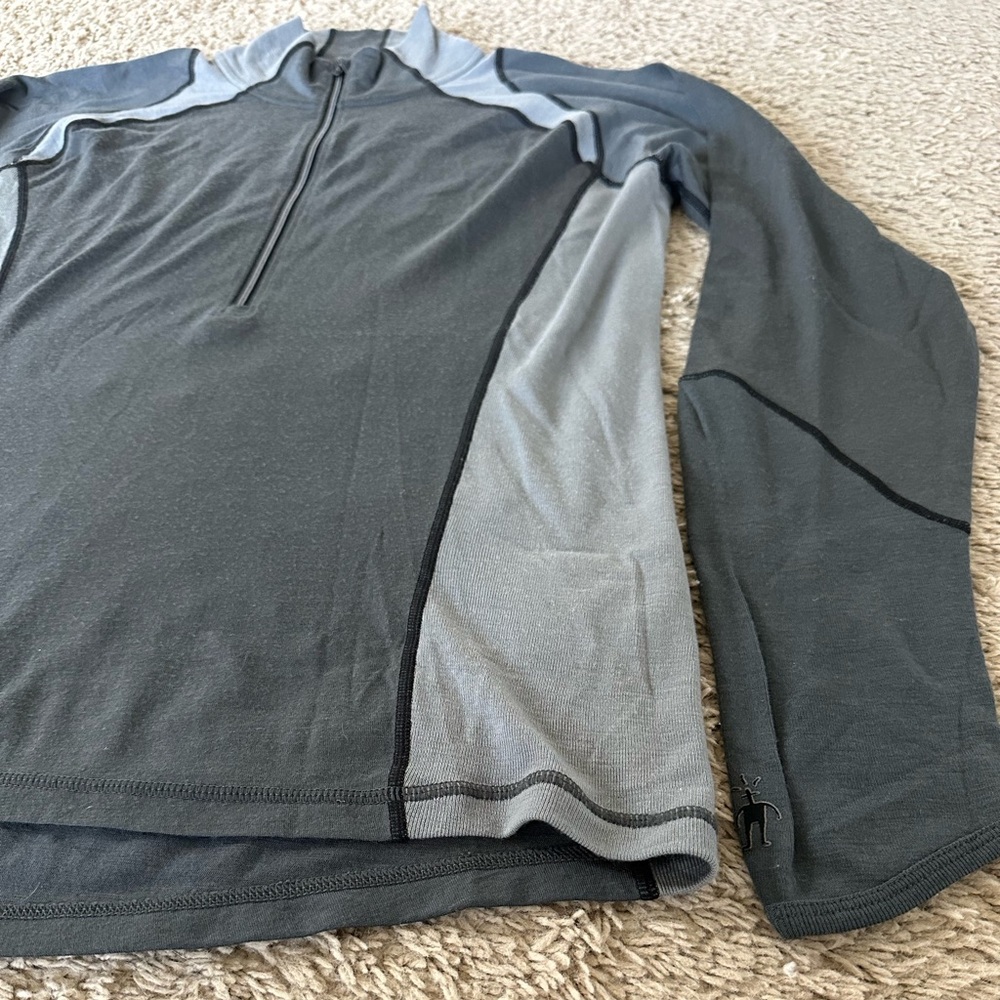 Men’s Smartwool 1/2 Zip Base Layer - image 4